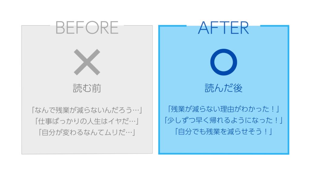 この記事を読むと変わること