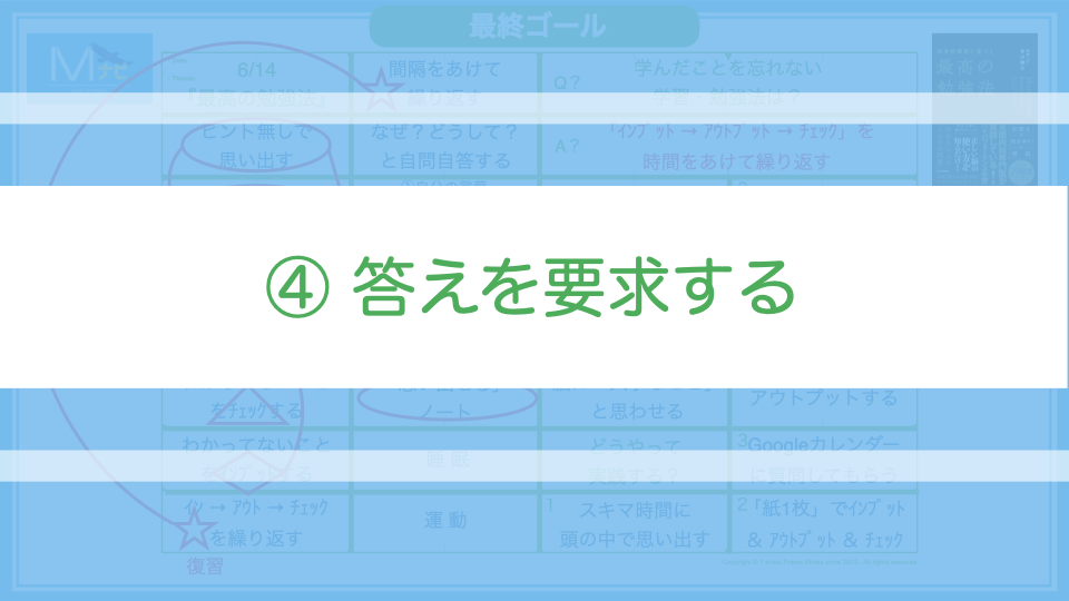 【画像】フォーマットの使い方｜④ 答えを要求する