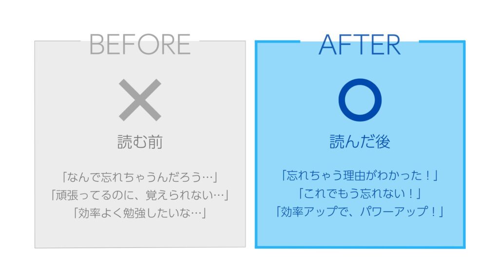 この記事を読むと変わること